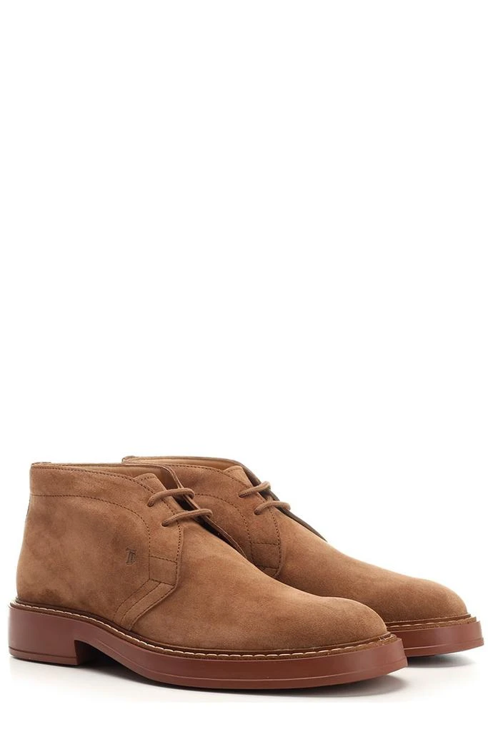 商品Tod's|Tod's Desert Round Toe Lace-Up Boots,价格¥3825,第2张图片详细描述