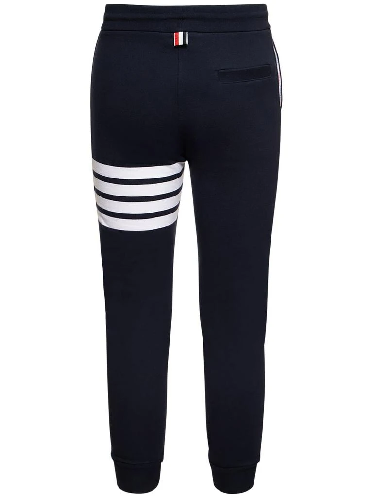 商品Thom Browne|Intarsia Stripes Cotton Sweatpants,价格¥3649,第3张图片详细描述