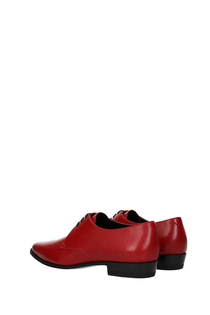 商品Celine|Lace up and Monkstrap jacno Leather Red,价格¥2663,第4张图片详细描述