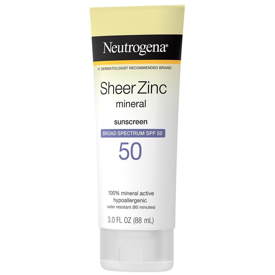 Sheer Zinc Sunscreen Lotion SPF 50商品第2张图片规格展示