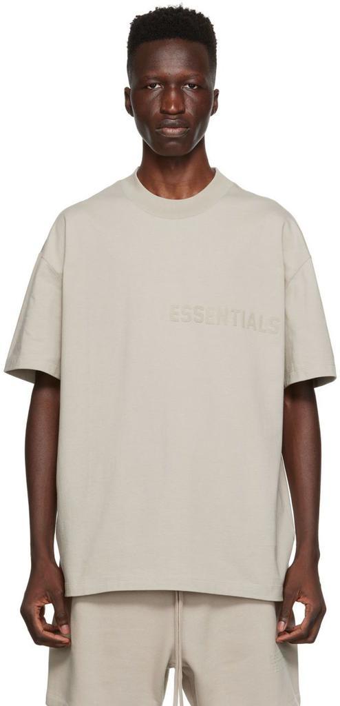 商品Essentials|Gray Cotton T-Shirt,价格¥295,第1张图片