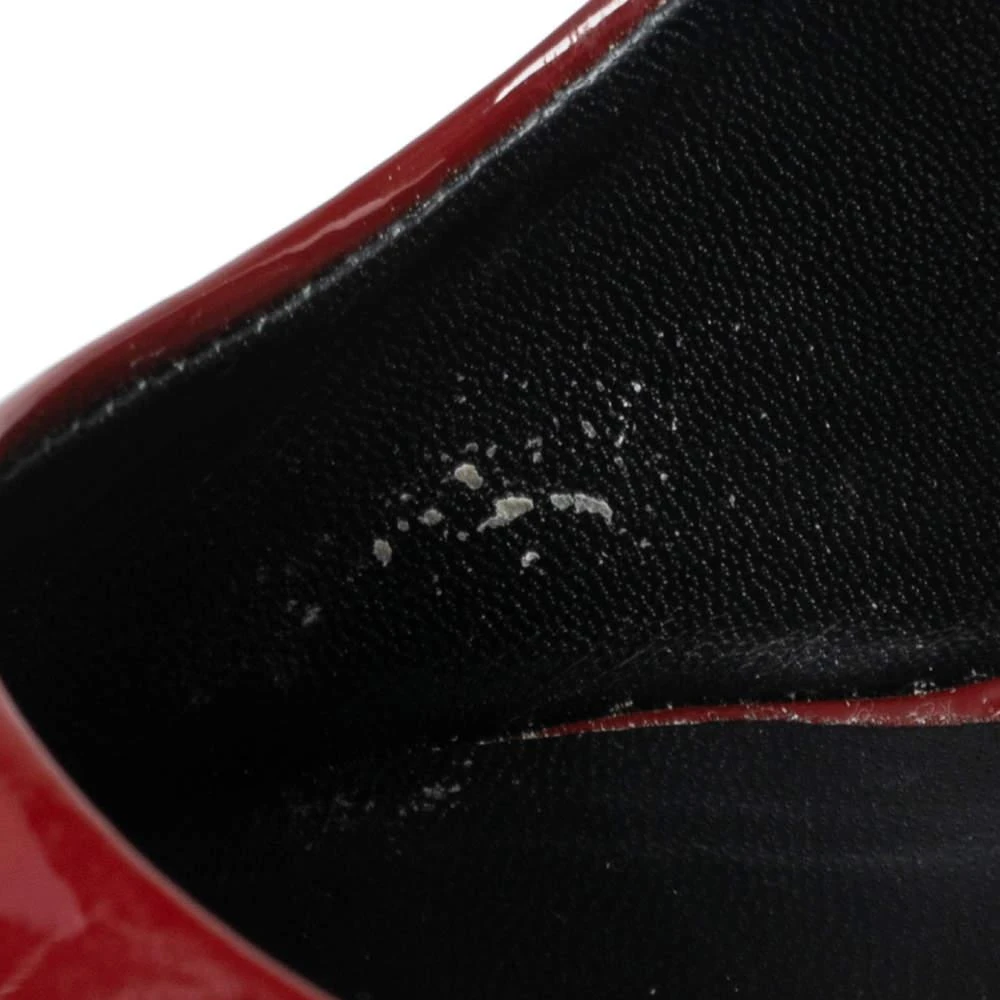 Giuseppe Zanotti Red Patent  Peep Toe Platform Pumps Size 37 商品