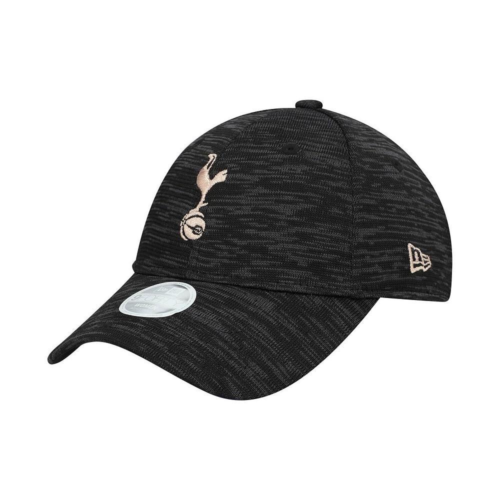 商品New Era|Women's Black Tottenham Hotspur Shiny Tech 9FORTY Adjustable Hat,价格¥152,第4张图片详细描述