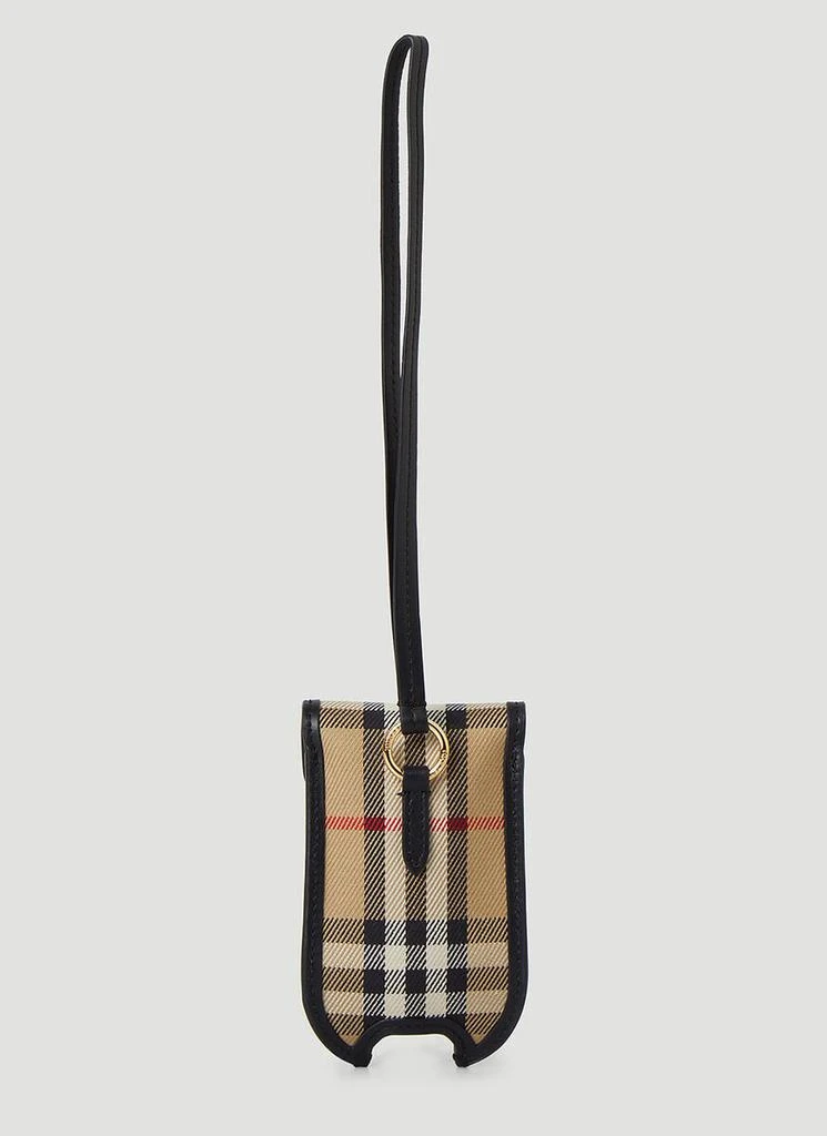 商品Burberry|Burberry Vintage Check Neck Strapped Gel Holder Bag,价格¥1326,第2张图片详细描述