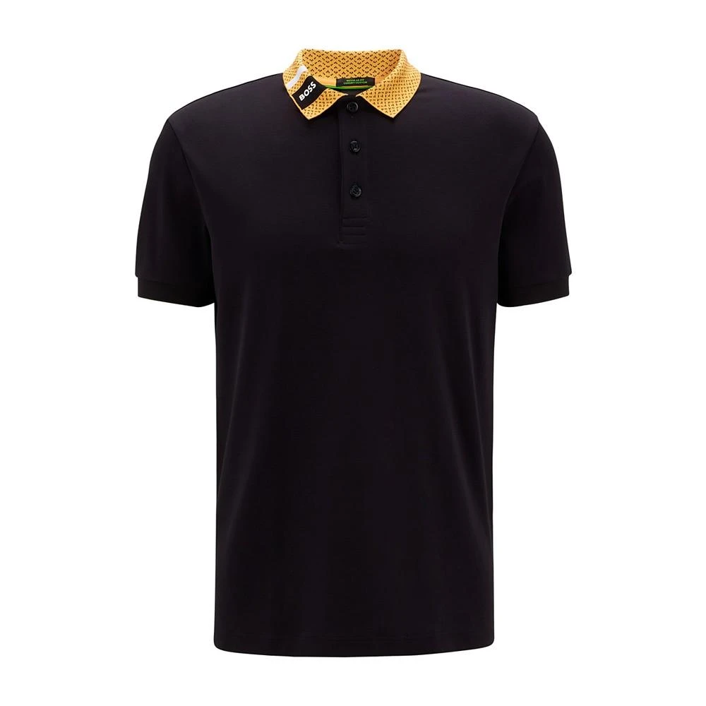 商品Hugo Boss|BOSS Men's Pure-Cotton Polo Shirt,价格¥727,第3张图片详细描述