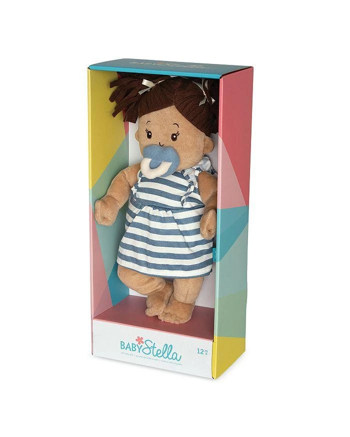 商品Manhattan Toy|Baby Stella Beige with Brown Hair 15" Soft First Baby Doll - Ages 12 Months+,价格¥317,第3张图片详细描述