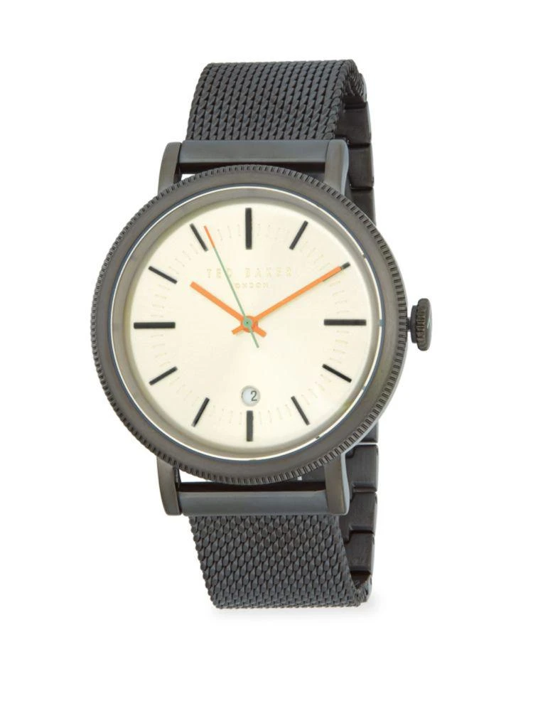 商品Ted Baker London|Etched Stainless Steel Watch,价格¥528,第1张图片