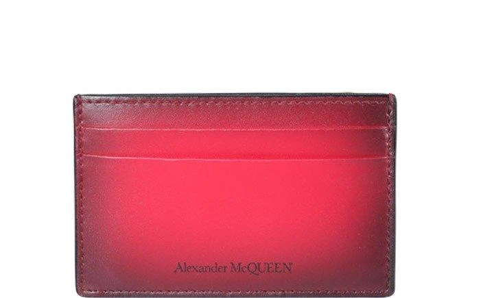 商品Alexander McQueen|Alexander McQueen Logo Printed Card Holder,价格¥737,第1张图片