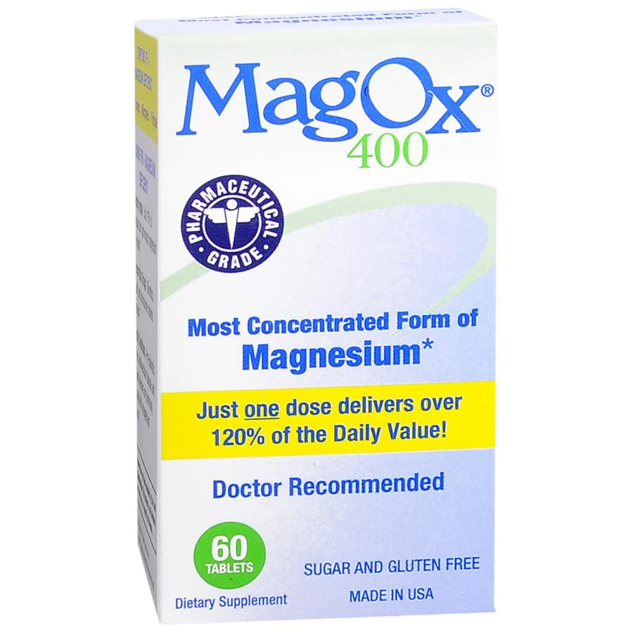 商品Mag-Ox 400|Mag-Ox 400 Magnesium Tablets,价格¥107,第1张图片