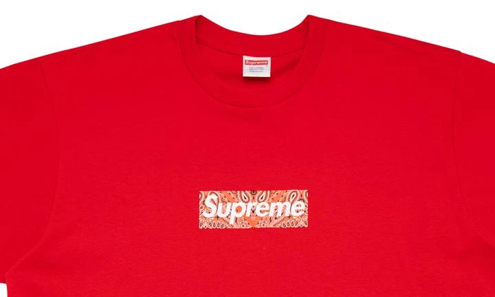 商品Supreme|Supreme Bandana Box Logo Tee,价格¥1719-¥3430,第3张图片详细描述