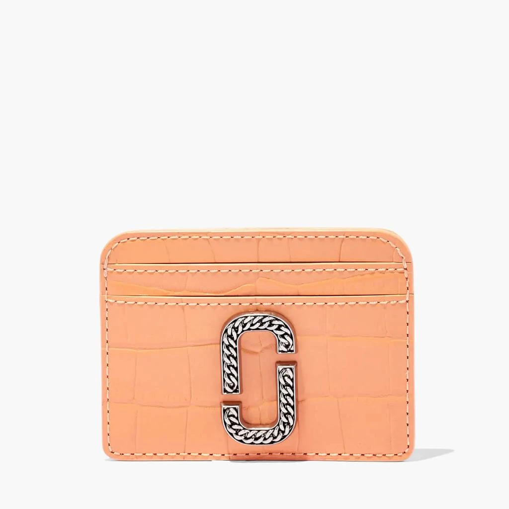 商品Marc Jacobs|Marc Jacobs Women's Snapshot Croc Embossed New Card Case,价格¥520,第1张图片