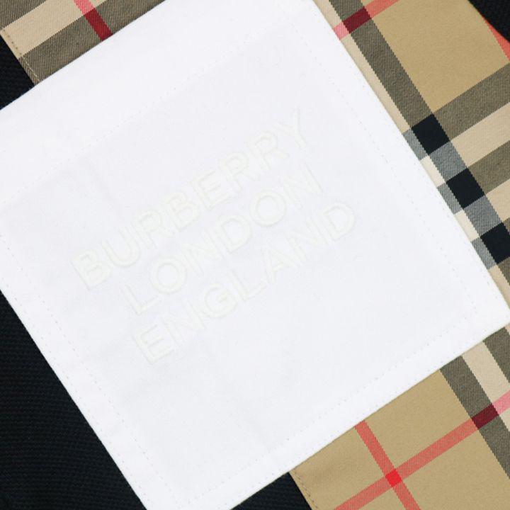 商品Burberry|Black Long Sleeve Matthew Polo Shirt,价格¥1088,第4张图片详细描述
