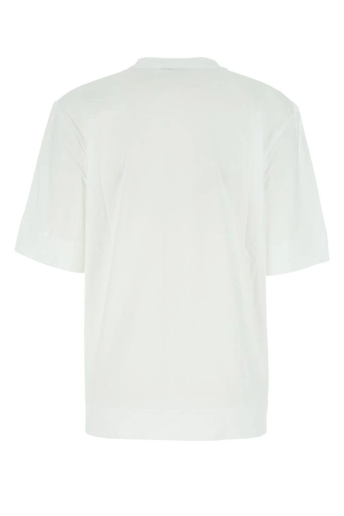 商品Ganni|White cotton oversize t-shirt,价格¥616,第1张图片