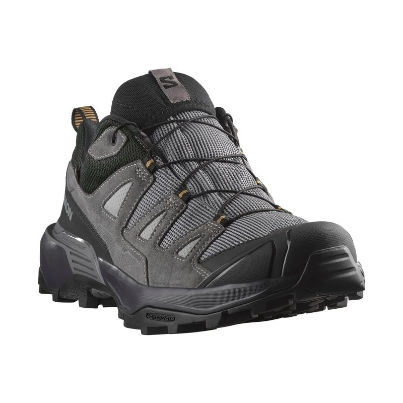 Salomon萨洛蒙 X ULTRA 360 LEATHER GORE-TEX系列男士鲨鱼皮灰/岩石灰/海藻绿纺织登山鞋 商品