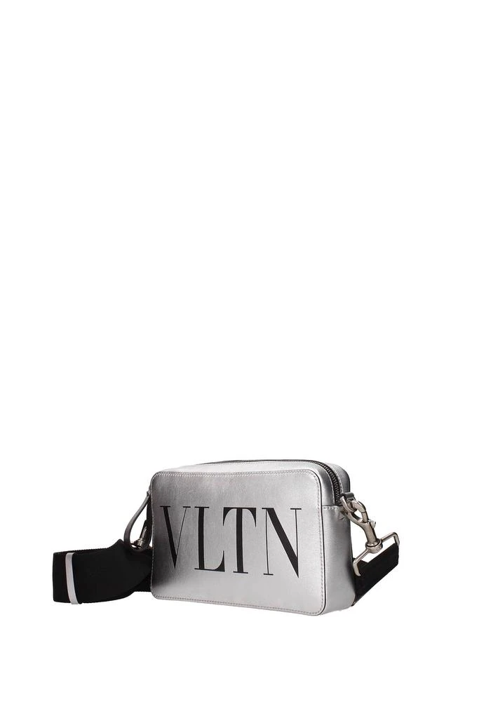 商品Valentino|Crossbody Bag vltn Leather Silver Black,价格¥5639,第2张图片详细描述