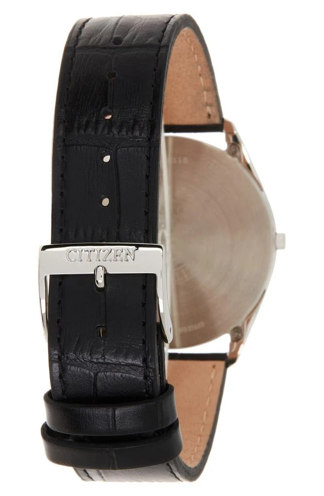 商品Citizen|Men's Stiletto Eco-Drive Guilloche Dial Watch, 38mm,价格¥1327,第2张图片详细描述