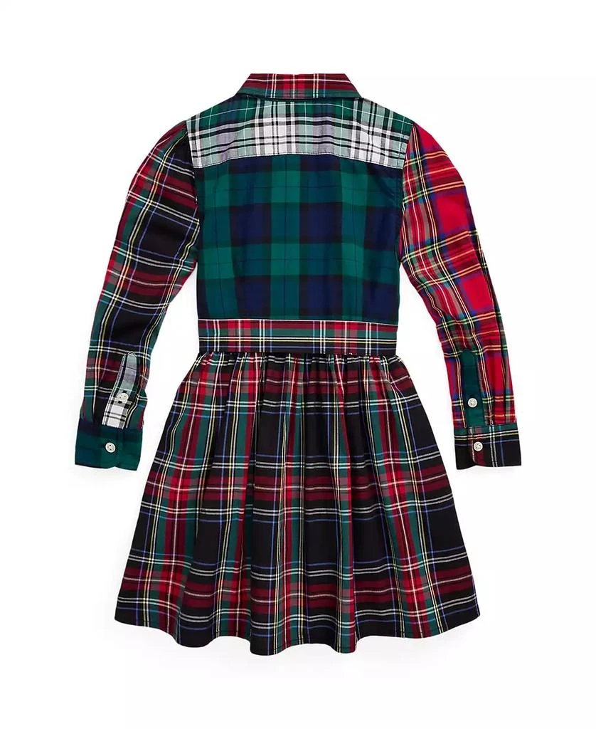 商品Ralph Lauren|Toddler and Little Girls Plaid Cotton Fun Shirtdress,价格¥374,第2张图片详细描述