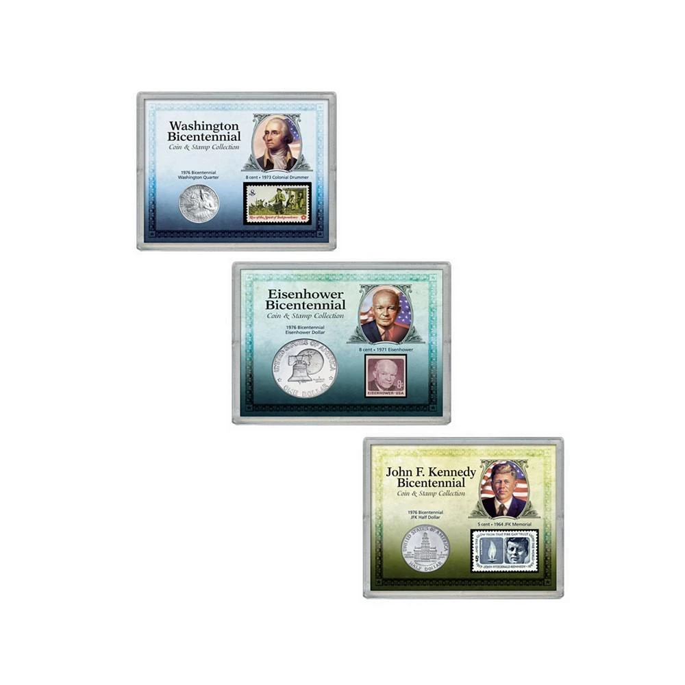商品American Coin Treasures|Presidential Bicentennial Coin and Stamp Collections,价格¥826,第1张图片