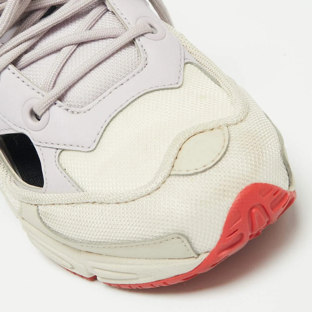 Adidas By Raf Simons White/Purple Leather And Mesh Ozweego Sneakers Size 39 1/3 商品