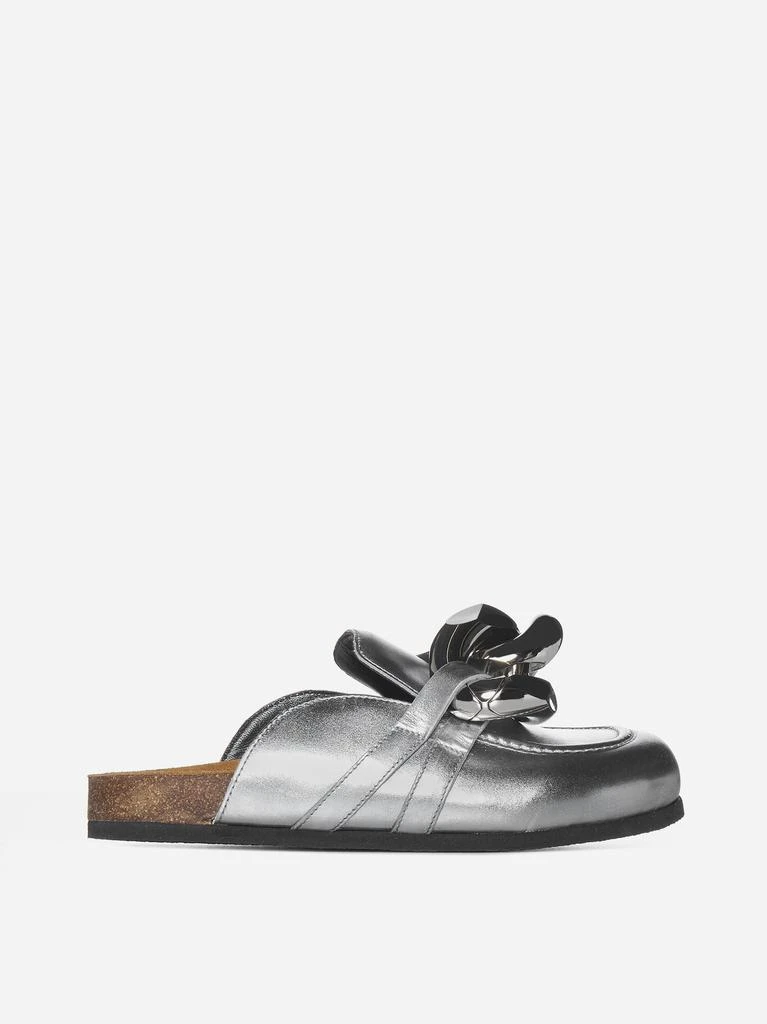 商品JW Anderson|Chain leather mules,价格¥1781,第1张图片