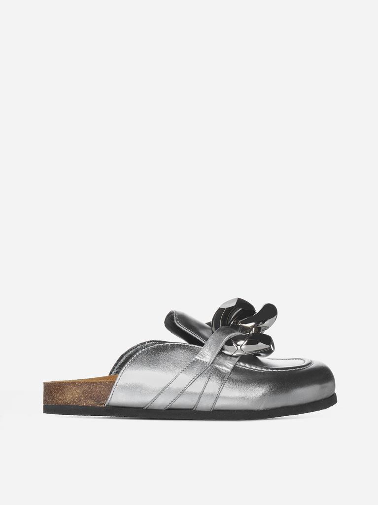 商品JW Anderson|Chain leather mules,价格¥2028,第1张图片