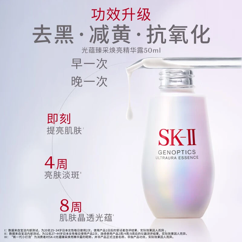 【新人专享】SK-II 光蕴臻采小灯泡美白淡斑精华 50ml 解析透白光蕴肌密 商品