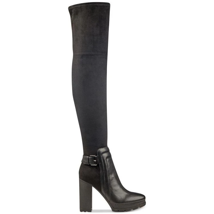 商品GUESS|Women's Sleek Over-The-Knee Lug Boots,价格¥596,第2张图片详细描述