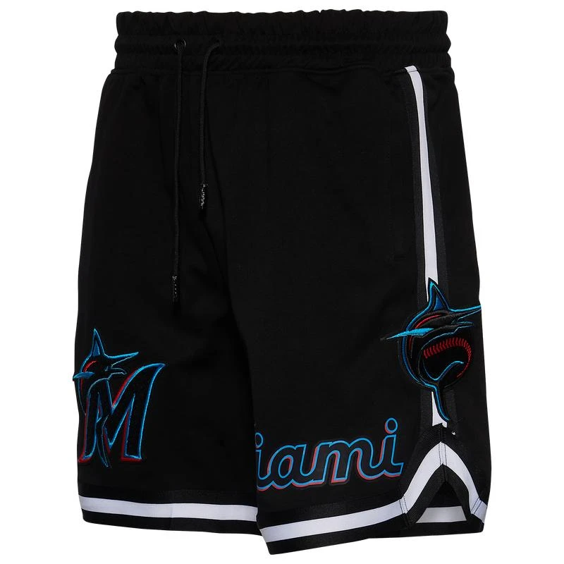 商品Pro Standard|Pro Standard Marlins MLB Team Shorts - Men's,价格¥365,第1张图片