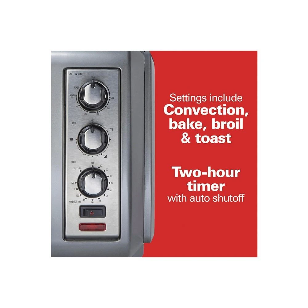 商品Hamilton Beach|Easy Reach  Countertop Oven,价格¥893,第4张图片详细描述