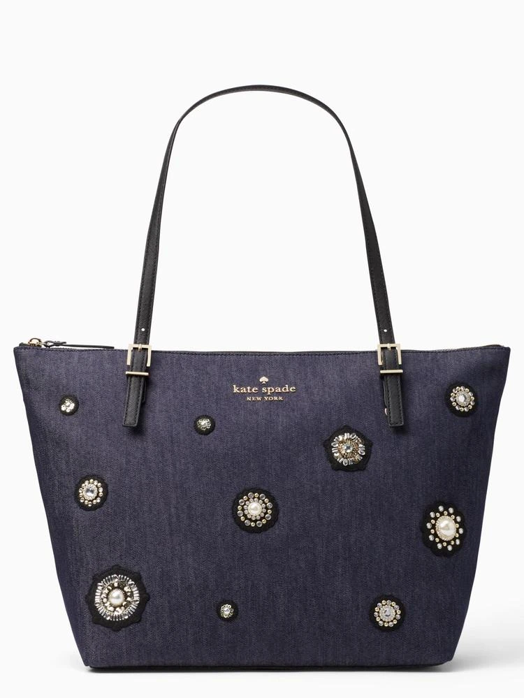 商品Kate Spade|cameron street embellished denim maya,价格¥1098,第1张图片