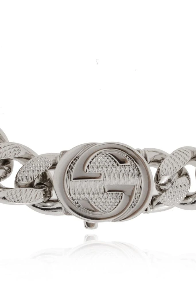 商品Gucci|Gucci Logo Plaque Chain-Link Bracelet,价格¥4928,第2张图片详细描述