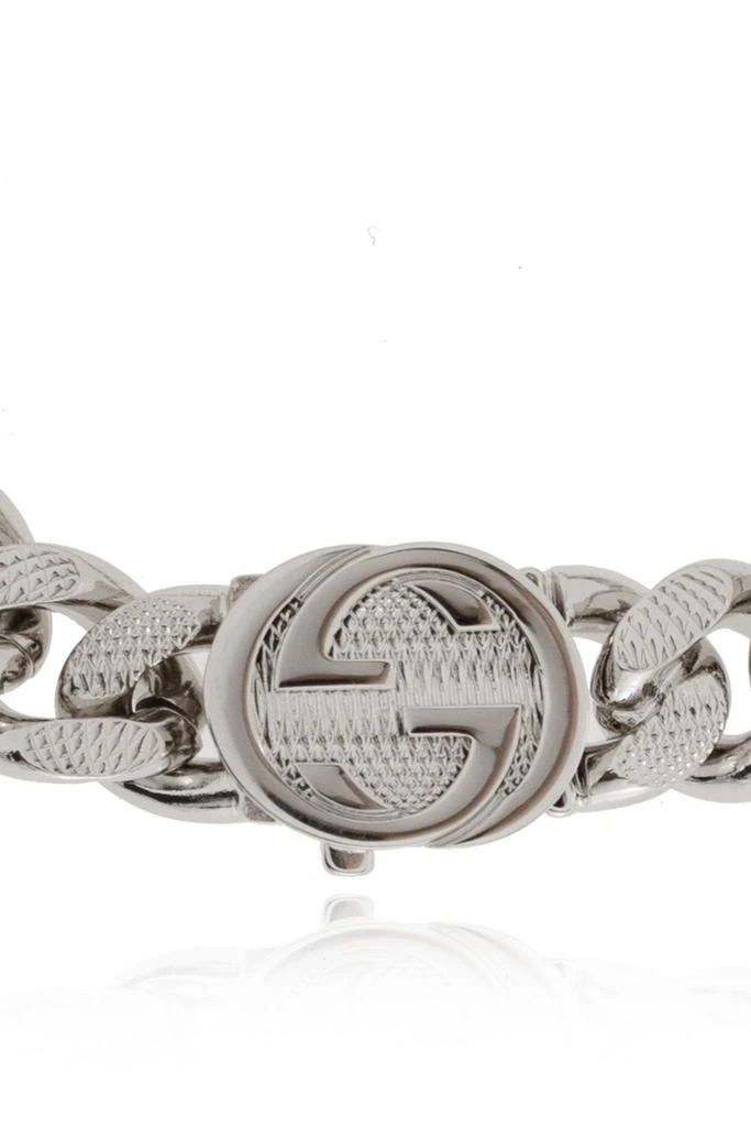 商品Gucci|Gucci Logo Plaque Chain-Link Bracelet,价格¥5247,第2张图片详细描述