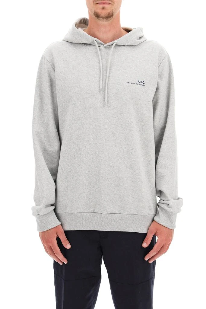 商品A.P.C.|A.p.c. item 001 logo print hoodie,价格¥1120,第2张图片详细描述