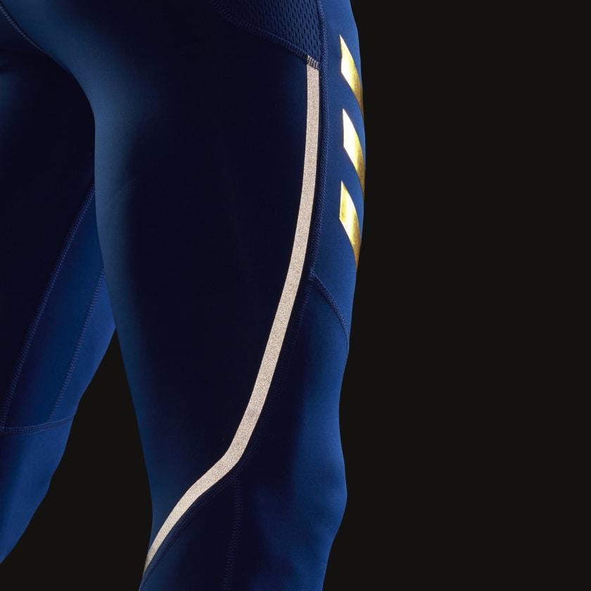 商品Adidas|Men's adidas Boston Marathon Saturday Reflective Long Tights,价格¥351,第7张图片详细描述