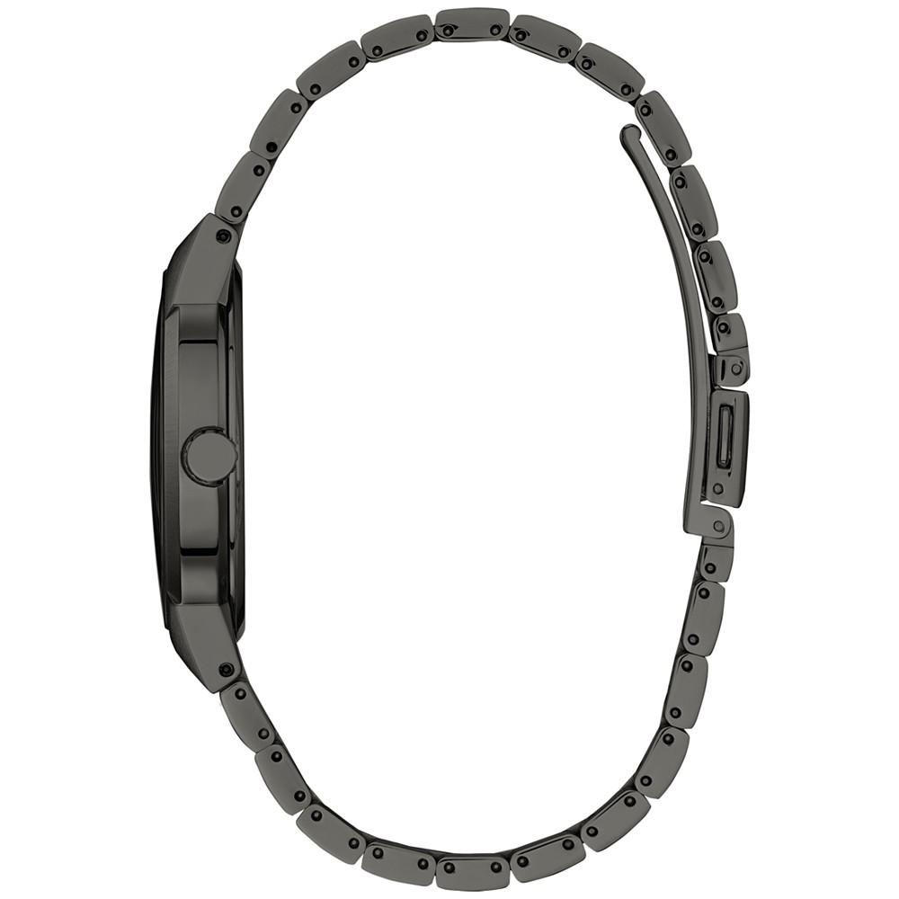 Eco-Drive Men's Modern Axiom Gray-Tone Stainless Steel Bracelet Watch 40mm商品第2张图片规格展示