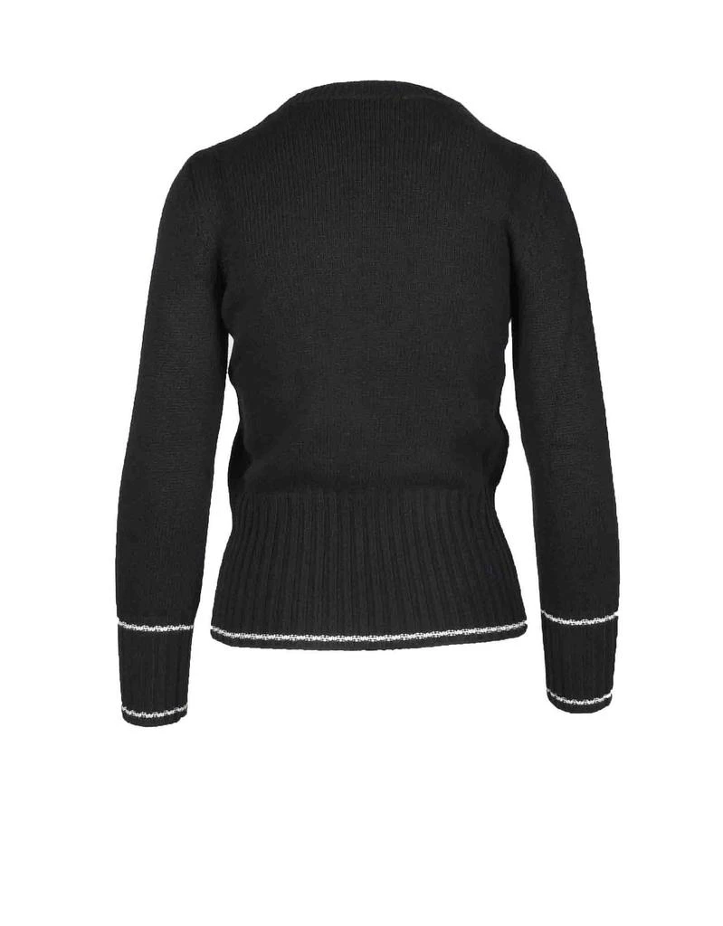 商品RED Valentino|Women's Black Sweater,价格¥1697,第2张图片详细描述