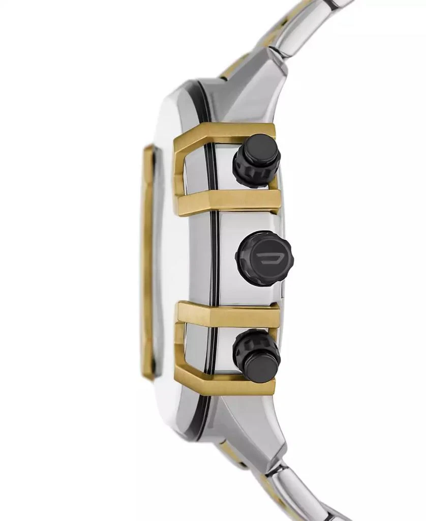 商品Diesel|Men's Griffed Chronograph Two-Tone Stainless Steel Bracelet Watch, 48mm,价格¥2151,第2张图片详细描述