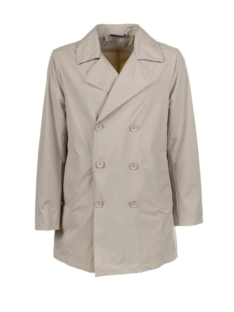 商品PEOPLE OF SHIBUYA|Beige Double-breasted Trench Coat,价格¥2457,第1张图片