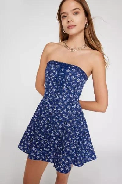 商品Kimchi Blue|Kimchi Blue Addison Strapless Fit & Flare Mini Dress,价格¥375,第3张图片详细描述