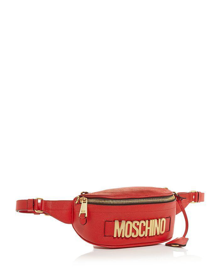 商品Moschino|Leather Belt Bag,价格¥5817,第6张图片详细描述