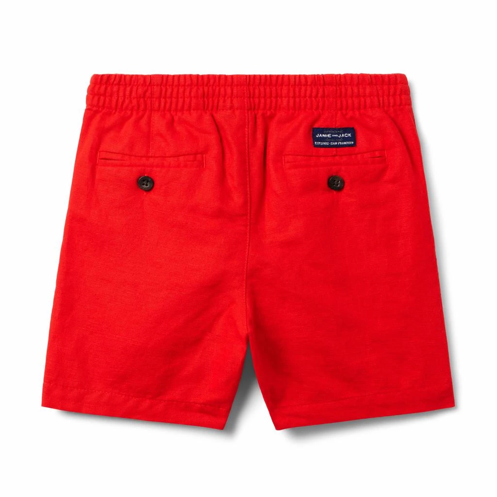 商品Janie and Jack|Linen Pull-On Shorts (Toddler/Little Kid/Big Kid),价格¥181,第2张图片详细描述