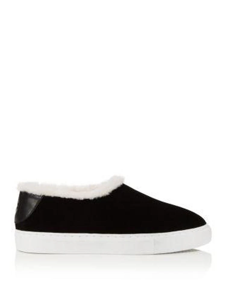 商品Tory Burch|Miller Suede and Shearling Slip-On Sneakers,价格¥2005,第2张图片详细描述