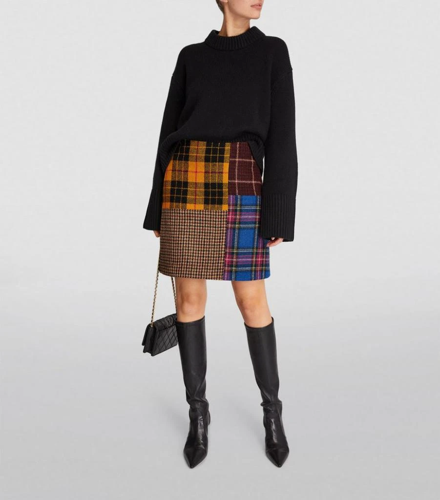 商品Weekend Max Mara|Patchwork Mini Skirt,价格¥2979,第2张图片详细描述