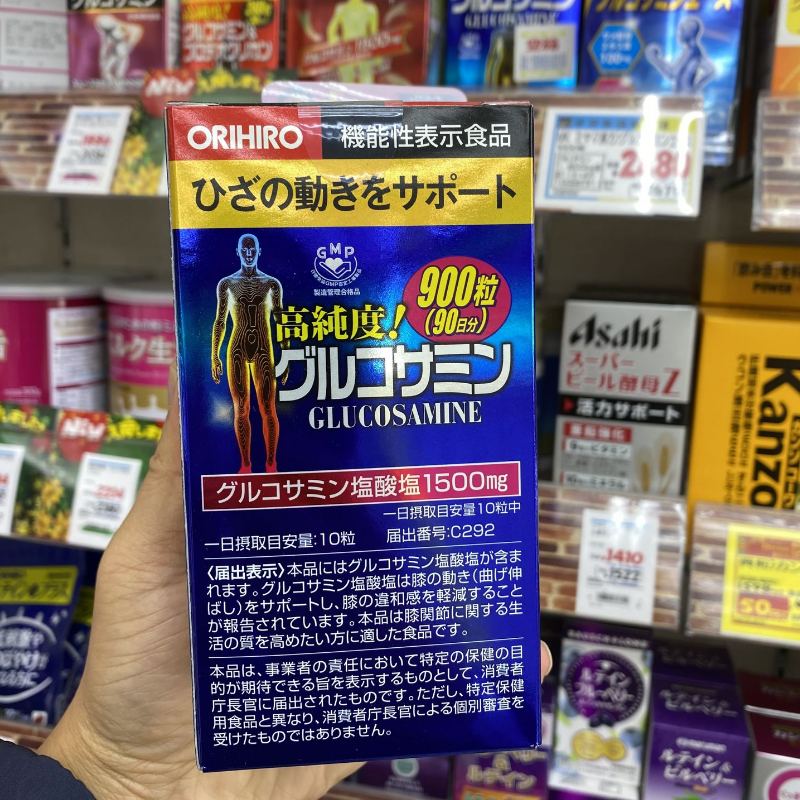 日本ORIHIRO欧立喜乐软骨素氨糖维骨力高纯度氨基葡萄糖900粒商品第2张图片规格展示
