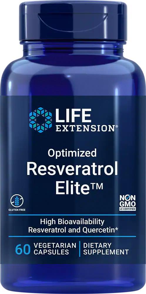商品Life Extension|Life Extension Optimized Resveratrol Elite™ (60 Vegetarian Capsules),价格¥192,第1张图片