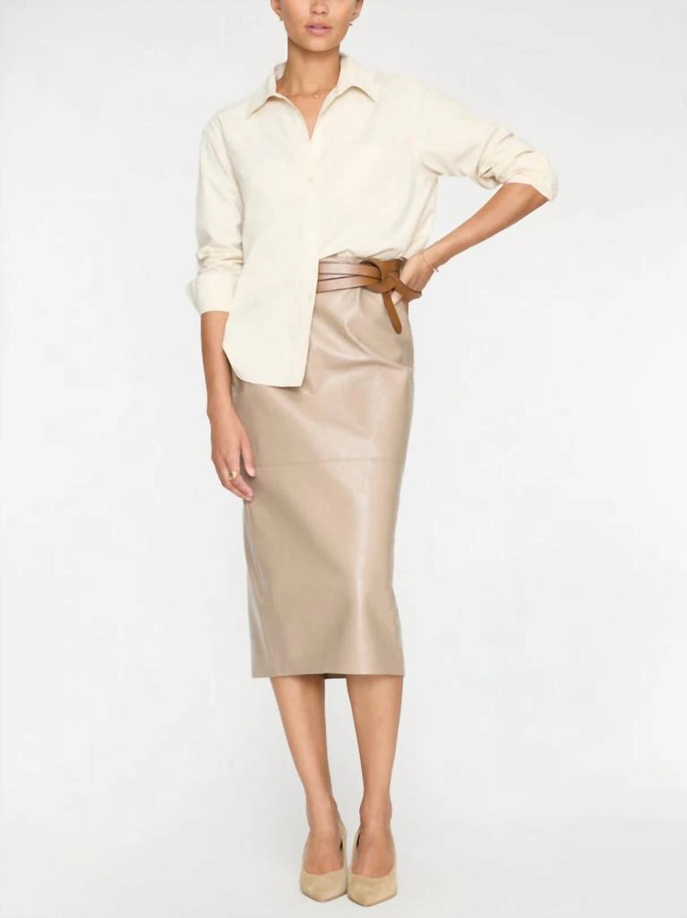 商品Brochu Walker|Brochu Walker - Irene Vegan Leather Skirt,价格¥1983,第1张图片