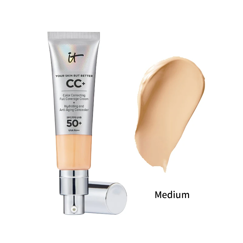 IT COSMETICS依科美 经典遮瑕款小银管CC霜粉底液32ml SPF50  保湿遮瑕适合混合肤质 商品