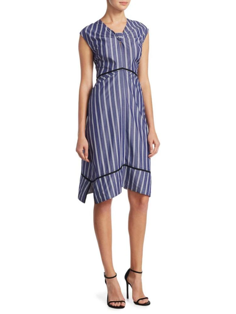 商品Proenza Schouler|Stripe Cotton Dress,价格¥2108,第1张图片