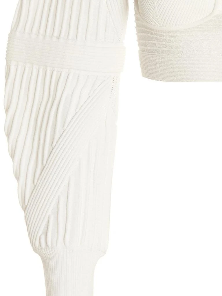 商品Herve Leger|Hervé Léger Topwear in White,价格¥3877,第4张图片详细描述