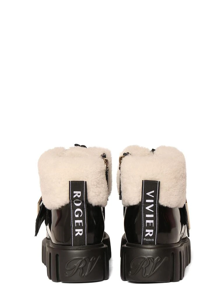 商品Roger Vivier|35mm Viv Go-thick Shearling Boots,价格¥13725,第4张图片详细描述